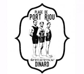 illustration Plage de port riou Dinard