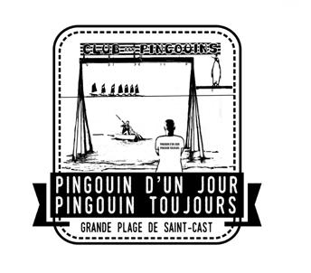 Pingouin Saint cast Bretagne illustration