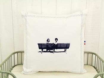 coussin plage bretonne dinard