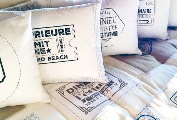 coussin plage bretonne st-lunaire