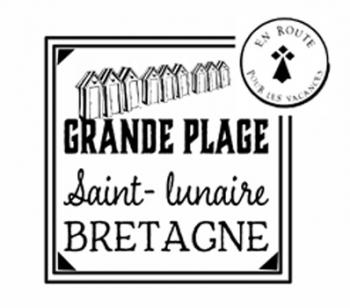 serigraphie plage grande plage saint lunaire