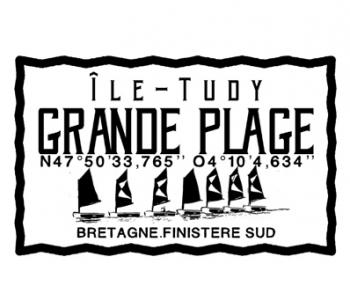 serigraphie plage grande plage ile tudy