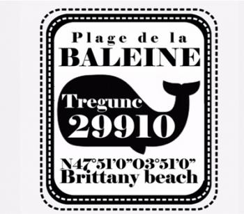 serigraphie plage de la baleine