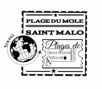 serigraphie plage du mole saint malo