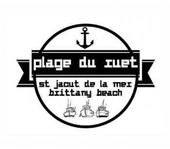 serigraphie plage le ruet saint jacut de la mer