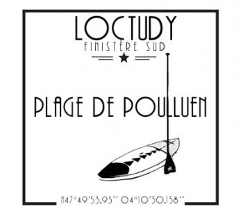 serigraphie plage de pouluem loctudy